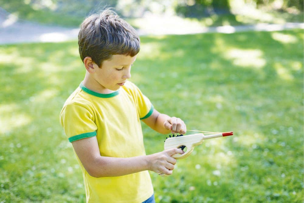 Elastiekenpistool - Coördinatiespel