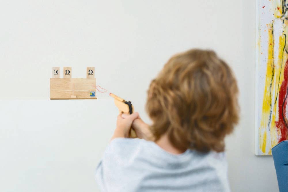 Elastiekenpistool - Coördinatiespel