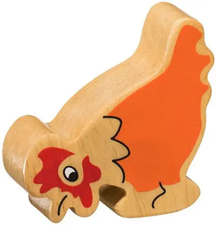 Houten Figuur Kip - Lanka Kade